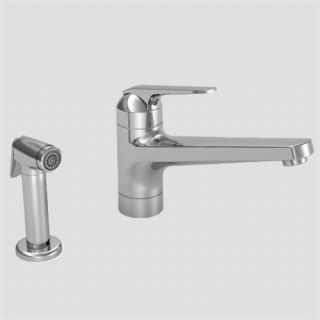 KWC 10 061 223 Domo White Kitchen Faucet with Single Lever Handle and