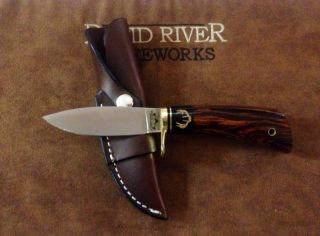 Rapid River Knife Loveless Style Drop Point Carbon Steel Hunting Knife