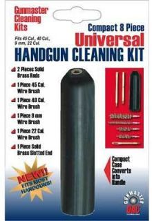 Compact Universal Pistol Cleaning Kit in Metal Case