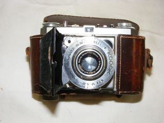 Vintage Kodak 35mm Film Camera Retina 1A Early Model Original Leather