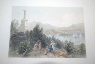 Colored Engraving The Tomb of Kosciusko w H Bartlett R Young