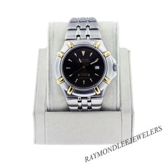 Pre Owned Krieger Marine 18K Yellow Gold and Stainless Steel Gents