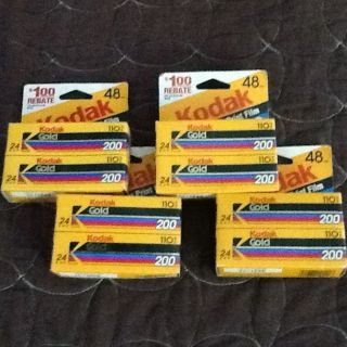 Boxes (8) Rolls of 110 Print Kodak Film Kodacolor 200 ISO 192
