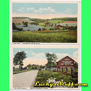 Postcards Wm Penn Hwy View from Cave c1920 Postcard Kutztown PA