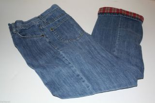 Moose Creek Womens Flannel Lined Jeans Size 10