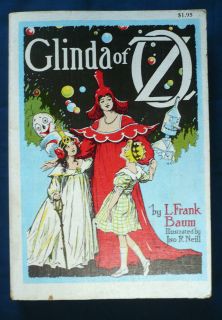 Glinda of oz by L Frank Baum Copyright 1920 Softcover Edition