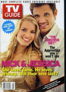 Jessica Simpson Nick Lachey Large Size TV Guide