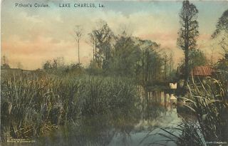 La Lake Charles Pithons Coulee Cabin Early T97177