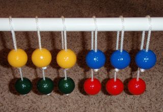 Colors 2 Sets of Bolos Plans Redneck Ladder Ball Hillbilly Golf