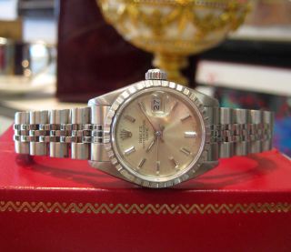 Ladies Rolex Oyster Perpetual Date Stainless Steel
