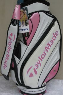 New 2012 Ladies TaylorMade Golf Staff Cart Bag Pink Wht Blk Japan Tour