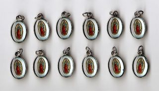 Our Lady of Guadalupe Charms Small Medals Virgen de Guadalupe (lot of