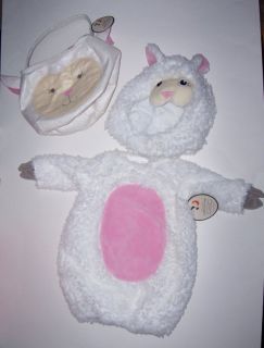 Pottery Barn Lamb Costume 3 6 MO Treat Bag Pbk Halloween 3 6