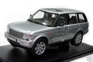 2003 Land Rover Range Rover Diecast 1 18 Silver New