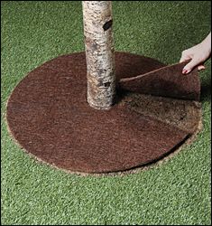 Controlling Landscaping Coco Brown Tree Base Fiber Ring New