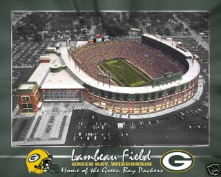 Green Bay Packers Lambeau Field Photo Picture w Matte 11X14