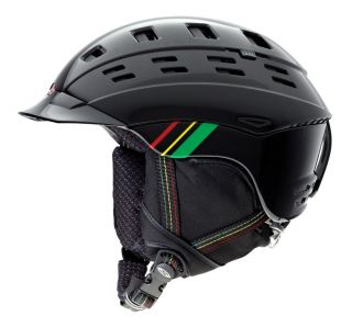 Smith Variant Brim Snow Helmet Black Irie Stereo w New Boa Dialed in