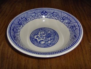 Vintage Eight Blue Willow Large Soup Bowls 6 3 4