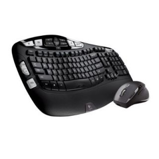 Wave Pro Cordless Keyboard & MX1100 Rechargeable Laser Mice & Charger