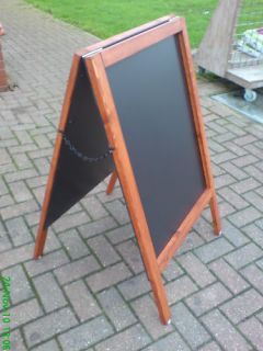 Super Value Wooden A Board Chalkboard Pavement Sign
