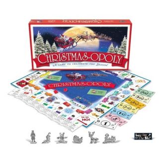 Late for The Sky Christmas Opoly Board Game Xmas