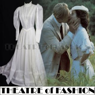 VINTAGE LAURA ASHLEY WEDDING DRESS BALLGOWN EDWARDIAN GATSBY 20s 30s