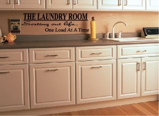 The Laundry Room Vinyl Wall Decal Quote Modern Home Decor Sticker