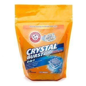 Crystal Burst Single Use Laundry Detergent Power Paks 16 Ea