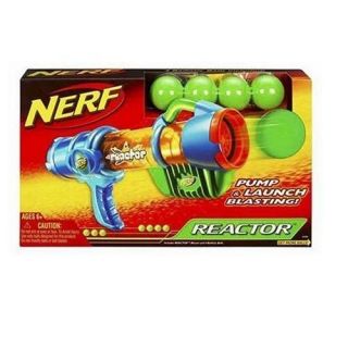 Nerf Pump and Launch Reactor New Free US Shipping Gun Shoots Balls
