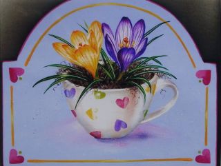 Laure Paillex Lovely Pattern Packet Hearts Flowers Teacup