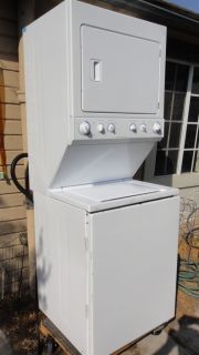 Frigidaire Electric Top Load Stacked Washer and Dryer