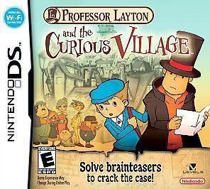 Professor Layton and The Curious Village Nintendo DS 2008 NDS 3DS DSi