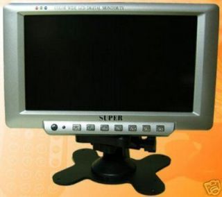 Super 7 inch TFT LCD TV PAL NTSC 16 9 Monitor