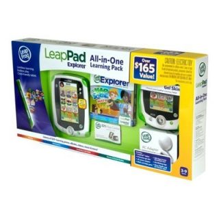 LeapPad Explorer Bundle All in One Learning Pack Set Math Tablet