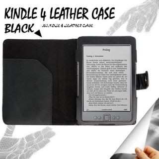  LEATHER CASE COVER WALLET FOR  KINDLE 4 4TH GENERATION 2011