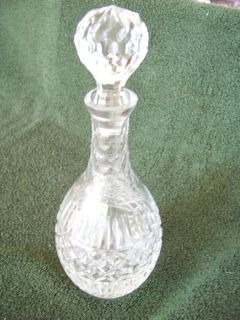 Lausitzer Glass Lead Crystal Decanter   New. Made in German Democratic