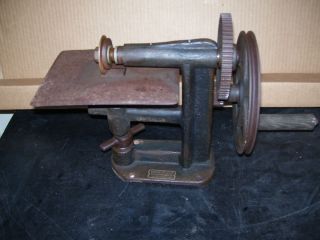  handcrank leather grooving cutting tool made by Lawrence M Stein Co