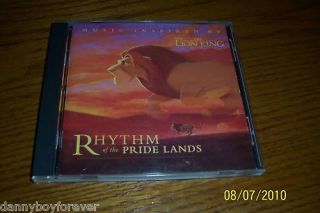 Rhythm of Pride Lands Pridelands Lebo M Soundtrack CD