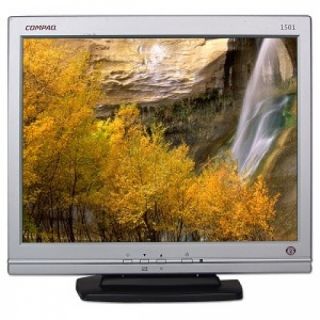 HP Compaq 1501 15 LCD Monitor   Silver MINT ! ! GUARANTEED !!