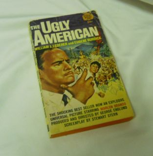 Antique The Ugly American Book by william J. Lederer Classic book 1963