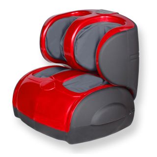 Red Black Beautician Calves Ankles Foot Air Leg Massager Free
