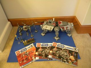 LEGO Star Wars Clone Wars AT TE Walker 7675 Separatist Spider Droid