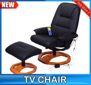  Office TV Recliner Massage Chair Professional Leather With Round Leg