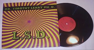 TIMOTHY LEARY L.S.D. RARE PRIVATE PRESSING SPOKEN WORD LP LSD PSYCH