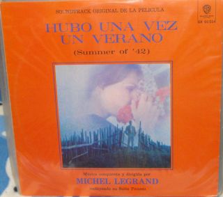 Michel Legrand Hubo Una Vez Un Verano Lp NM 20110521 OST Summer of 42