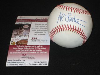 Al Leiter Mets Yankees Autographed Signed OAL Ball JSA