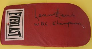 Lennox Lewis Signed Glove Former Heavyweight Boxing Champion