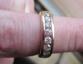 Leo Diamond Anniversary Band 1 03Ct Wedding Ring