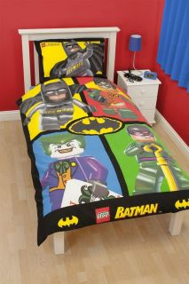 Lego Batman Cards Single Duvet Cover Bedding Quilt Set