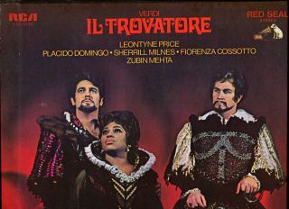  LSC 6194 Verdi TROVATORE Leontyne Price Domingo MEHTA 3 NM LPs 1970